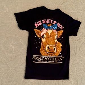 Simply Southern Red, White & Moo
